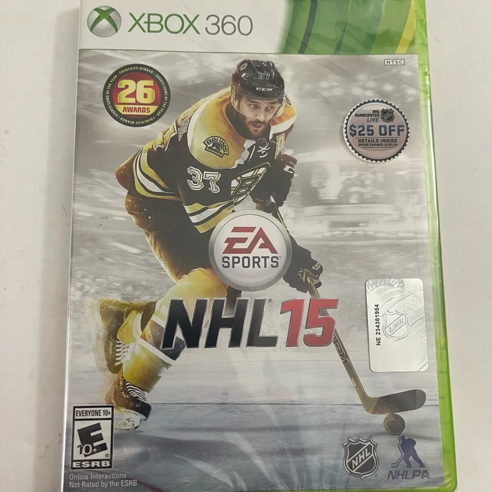 NHL 15 (Microsoft Xbox 360, 2014) New Factory Sealed